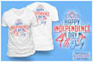 create 4th july independence day tshirt designs and others