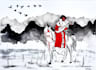 create a beautiful watercolor illustration