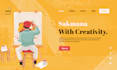design a creative wordpress website or blog