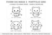 design kawaii bold and easy coloring pages for amazon KDP