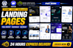 design a copy, clone, or duplicate landing page webflow and wordpress website