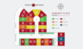 design site plan, plat map,property map illustration