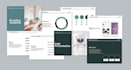 design logo to complete corporate branding business identity