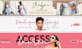 design attractive and minimalist youtube banner, channel art