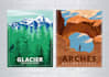 design the best retro vintage poster that you want