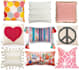design patterns for pillow, cushion and bed linen