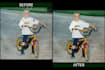 do photo editing, skin retouching and background removal
