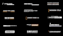 create your awesome title animation video