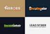 do text based logo design in 24 hours