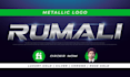 convert logo to gold, silver, metallic