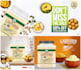 packaging, box dieline and labels designs for printing