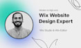 design or redesign wix website, wix studio landing page, b2b or dtc wix website