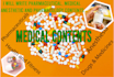 write pharmacology, medicine, drugs, microbiology, pathology