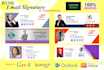 make clickable HTML email signature for gmail,yahoo etc