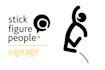 draw a stickman or stick figure to your need