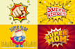 create comic book words and illustration art
