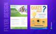 design job hiring flyer, recruitment flyer, pamphlet, leaflet, social media ads