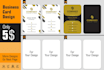design business card in classic style