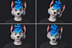set up vrchat face tracking, blendshapes and facial expressions