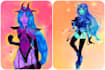draw character design, character sheet, concept art, fanart