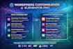 design wordpress website with elementor pro, SEO and mobile friendly