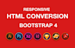 convert psd, xd to html and psd, xd to wordpress  website