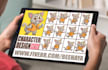 draw an eyecatchy mascot, animal cartoon character