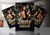 do luxury hip hop, concert, and event flyer