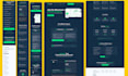 design a responsive HTML landing page or an elementor landing page design