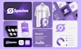 do modern minimalist business logo and brand identity with full branding kit
