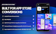 make profesional design app store or play store screenshots