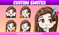 design custom twitch emotes and sub badges