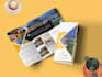 create brochure template design, flyer design