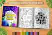 create customized quote coloring pages for KDP, esty