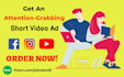 create a promo video or short video ad