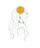 draw feminine and elegant custom line art design in 24 hours