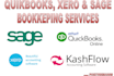 do bookkeeping in quickbooks, xero or sage accounting