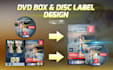 design professional dvd bluray cd cover and disc label