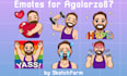 create cute custom twitch emotes for you