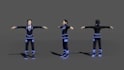 create a low poly model with uv unwrap
