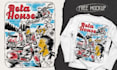 design stunning vintage hand drawn t shirt illustrations