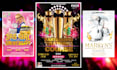 design motion, sports, dj club, party, event flyer, poster