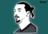 draw minimalist flat line cartoon vector avatar, portrait
