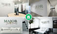 do 100 realistic office interior branding logo mockups design