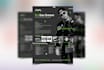 design press kit, media kit, epk for dj, author, singer, podcast, model