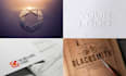 do 15 photorealistic 3d logo mockups with free social media kit