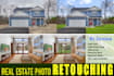 retouching, decluttering photo real estate