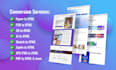 convert figma to wordpress, figma to HTML, CSS, bootstrap, or tailwind CSS