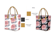do a sketch and tech pack of tote bag design