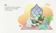 make muslim flat illustration and islamic graphic